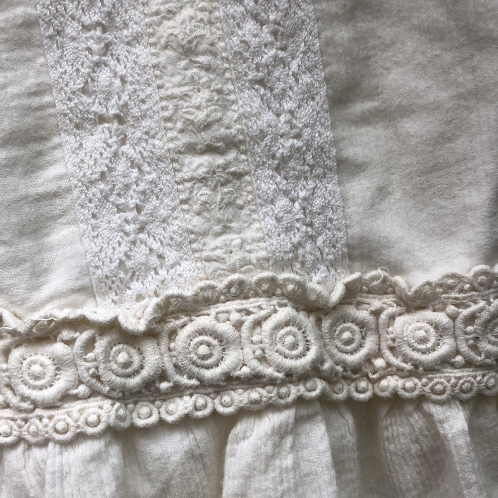 Baby Gap White Lace Dress 100% Cotton 18-24 m - Picture 5 of 8